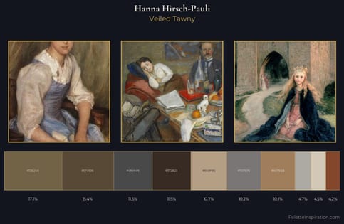Hanna Hirsch-Pauli Palette 3 - Veiled Tawny
