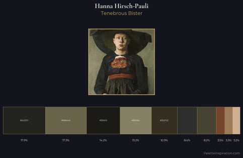 Hanna Hirsch-Pauli Palette 5 - Tenebrous Bister