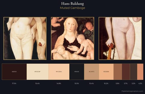 Hans Baldung Palette 2 - Muted Gamboge