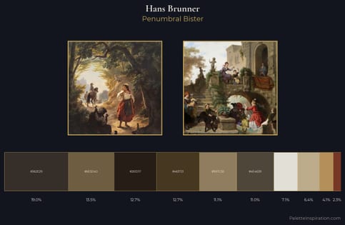 Hans Brunner Palette 4 - Penumbral Bister