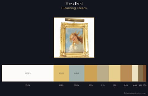 Hans Dahl Palette 1 - Gleaming Cream