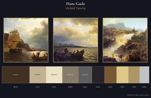 Hans Gude Palette 5 - Veiled Tawny