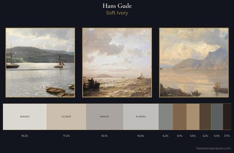 Hans Gude Palette 6 - Soft Ivory