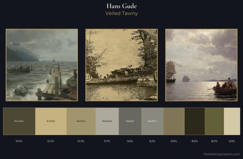 Hans Gude Palette 7 - Veiled Tawny