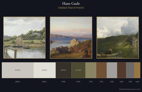 Hans Gude Palette 8 - Veiled Parchment