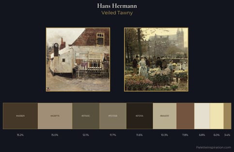Hans Hermann Palette 2 - Veiled Tawny