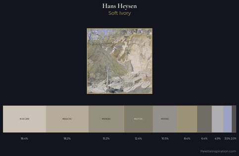 Hans Heysen Palette 3 - Soft Ivory