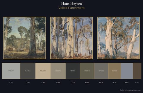 Hans Heysen Palette 4 - Veiled Parchment