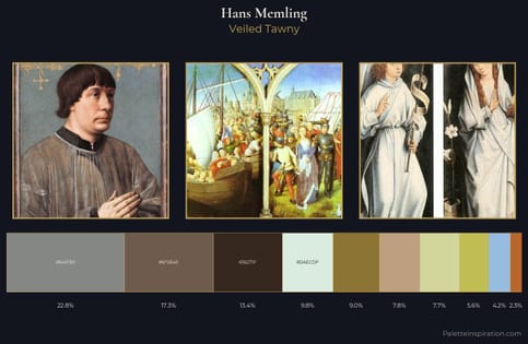 Hans Memling Palette 1 - Veiled Tawny