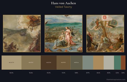 Hans von Aachen Palette 3 - Veiled Tawny