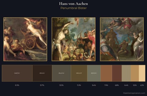 Hans von Aachen Palette 5 - Penumbral Bister