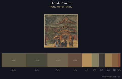 Harada Naojiro Palette 1 - Penumbral Tawny