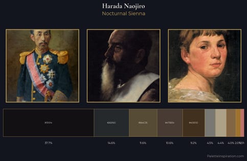 Harada Naojiro Palette 3 - Nocturnal Sienna