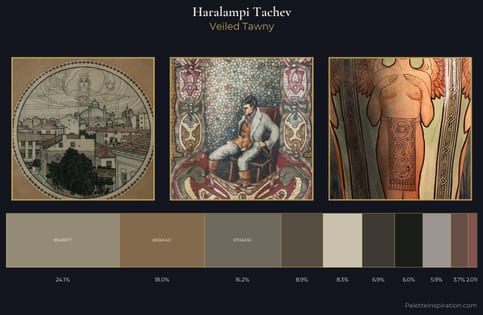 Haralampi Tachev Palette 4 - Veiled Tawny