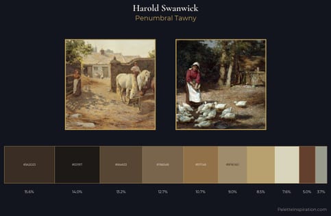 Harold Swanwick Palette 2 - Penumbral Tawny