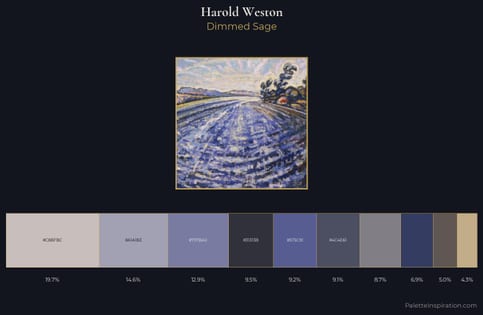 Harold Weston Palette 1