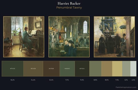 Harriet Backer Palette 4 - Penumbral Tawny