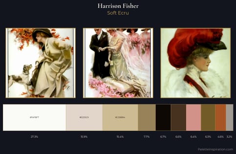 Harrison Fisher Palette 4 - Soft Ecru