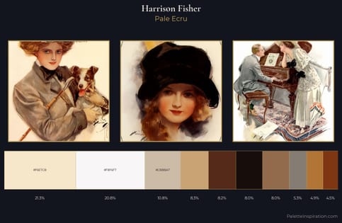 Harrison Fisher Palette 5 - Pale Ecru