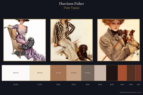 Harrison Fisher Master Palette - Pale Topaz