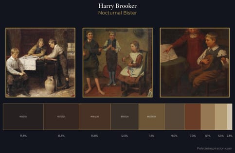 Harry Brooker Palette 4 - Nocturnal Bister