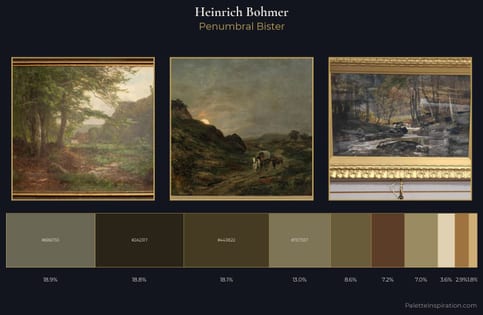 Heinrich Bohmer Palette 1 - Penumbral Bister