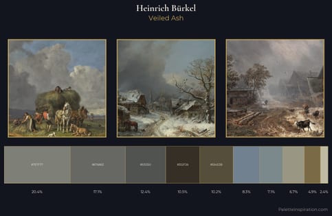 Heinrich Bürkel Palette 6