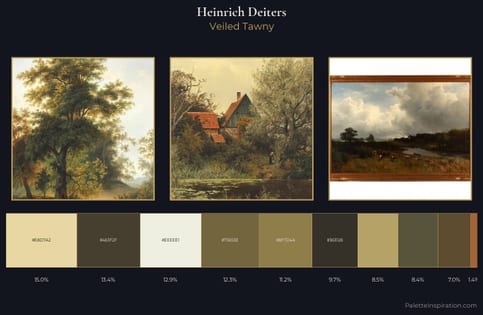 Heinrich Deiters Palette 4 - Veiled Tawny