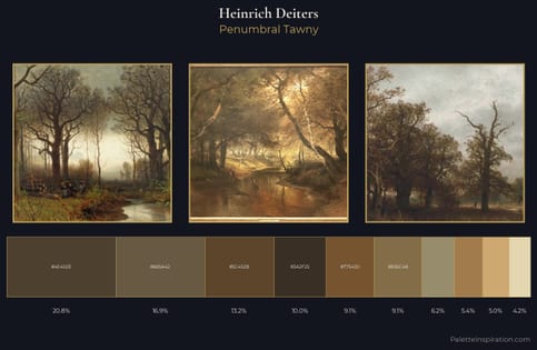 Heinrich Deiters Palette 5 - Penumbral Tawny