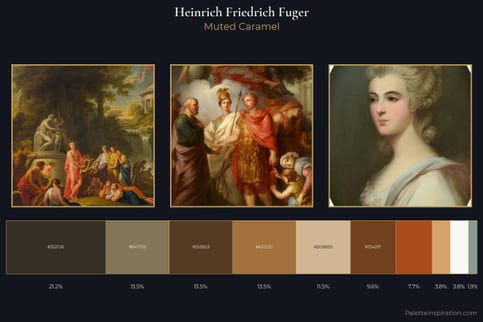 Heinrich Friedrich Fuger Master Palette - Muted Caramel