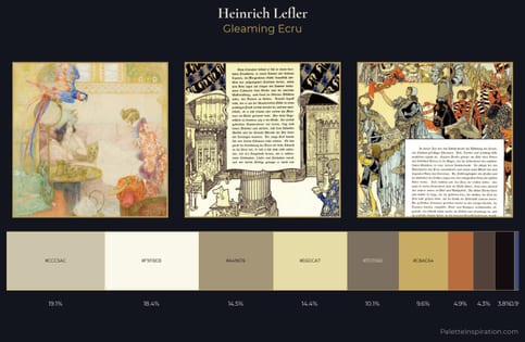 Heinrich Lefler Palette 5 - Gleaming Ecru