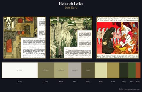 Heinrich Lefler Palette 6 - Soft Ecru