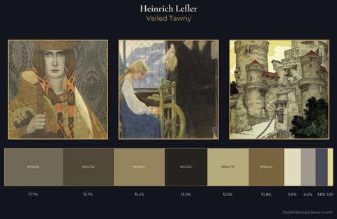 Heinrich Lefler Palette 7 - Veiled Tawny