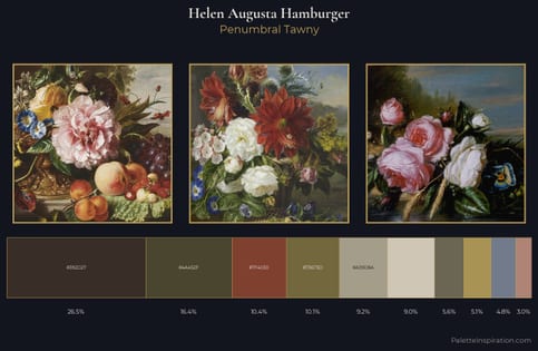 Helen Augusta Hamburger Palette 2 - Penumbral Tawny