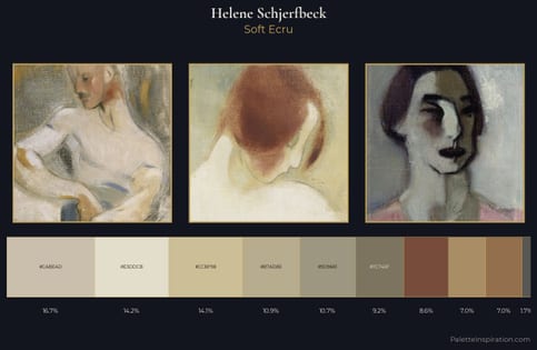 Helene Schjerfbeck Palette 1 - Soft Ecru