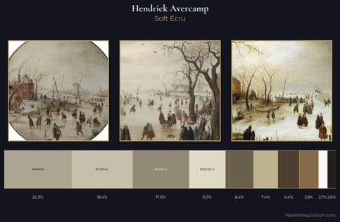 Hendrick Avercamp Palette 2 - Soft Ecru