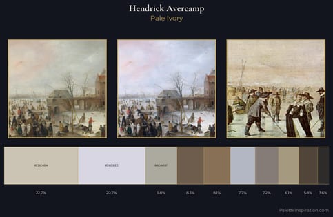 Hendrick Avercamp Palette 3 - Pale Ivory