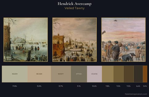 Hendrick Avercamp Palette 7 - Veiled Tawny