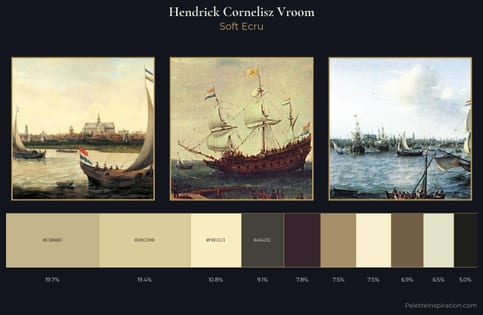 Hendrick Cornelisz Vroom Palette 1 - Soft Ecru