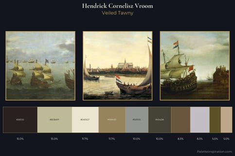 Hendrick Cornelisz Vroom Master Palette