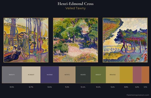 Henri-Edmond Cross Palette 10 - Veiled Tawny