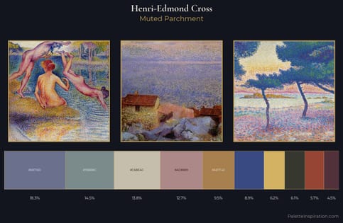 Henri-Edmond Cross Palette 12 - Muted Parchment