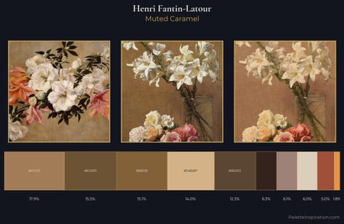Henri Fantin-Latour Palette 2 - Muted Caramel