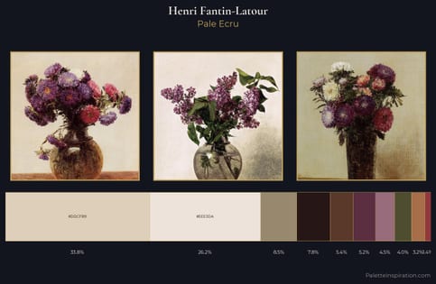 Henri Fantin-Latour Palette 5 - Pale Ecru