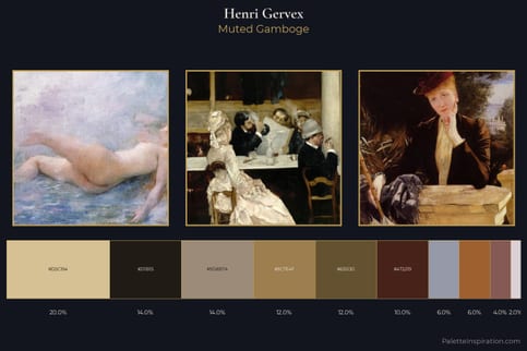 Henri Gervex Master Palette