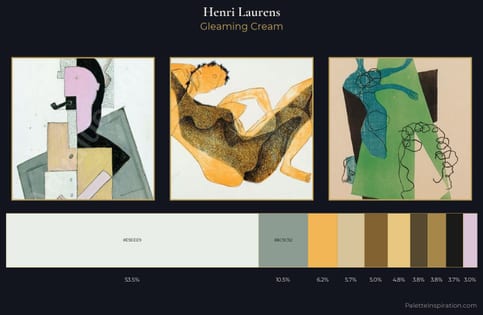 Henri Laurens Palette 3 - Gleaming Cream