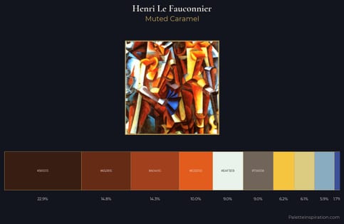 Henri Le Fauconnier Palette 2 - Muted Caramel