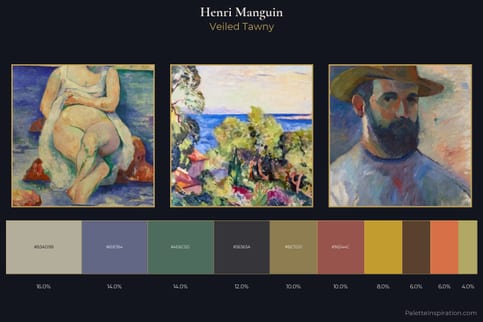 Henri Manguin Master Palette - Veiled Tawny