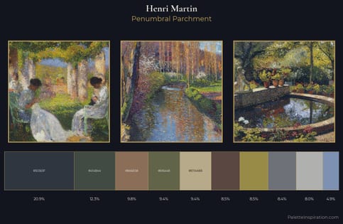 Henri Martin Palette 16