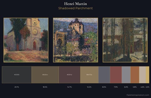 Henri Martin Palette 18